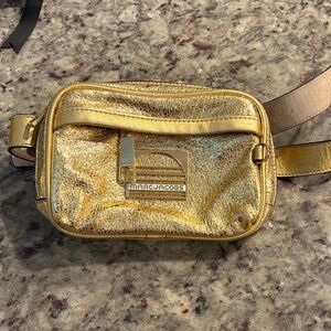 Marc Jacobs Gold and Silver Travel Bag